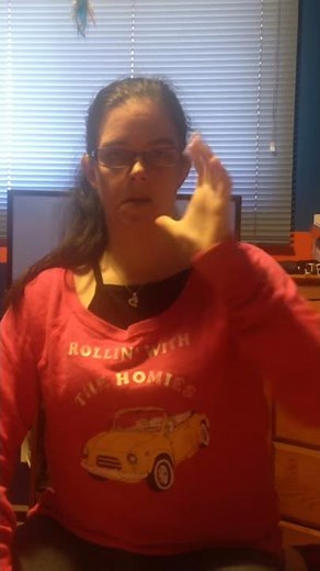 Sign language I love u mom