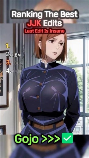 Ranking The Best JJK Edit #viral #anime #shorts #usa