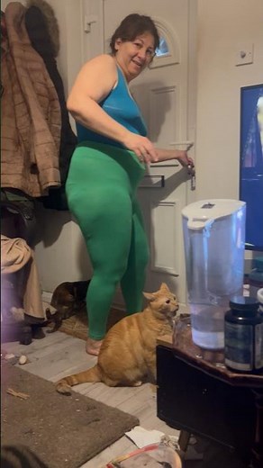 The Simpsons’ Crazy Cat Lady In Real Life! 😂 #thesimpsons #comedy #funny #catvideos #catshorts