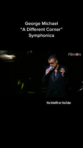 George Michael Singing A Different Corner Symphonica Performance