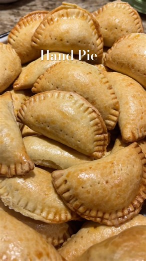 Making some homemade hand pies! You can fill it with your favorite filling. Such a great snack!