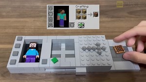 教你用乐高拼一个可玩的我的世界工作台