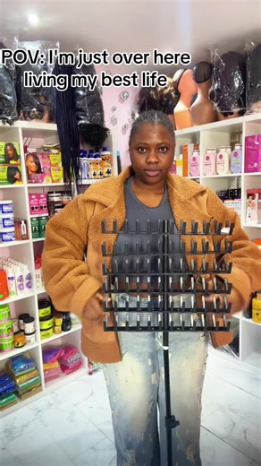 New year, new tools! 🙌 Just upgraded my braiding rack from @temu and I’m obsessed already.@Temu Anything that makes braiding faster & neater = YES please! ✨ #BraiderLife #BraiderTools #SalonUpgrade #TemuFinds #HairTools