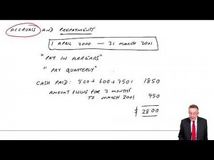 Accruals and Prepayments (part c) - ACCA Financial Accounting (FA) lectures