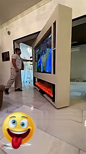 😳😳 Space Saving TV Idea 😳 YTshorts