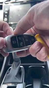 2022 -2023 Hyundai Santa Cruz How to change the remote battery / key fob