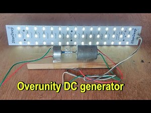 Overunity DC Generator Using Two DC Motor | Part-1 | POWER GEN