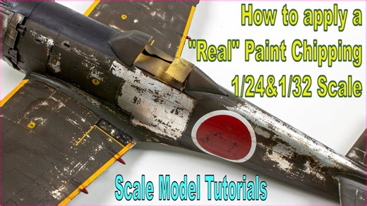 飞机模型掉漆技巧-Realistic Paint Chipping Details to Scale Model Aircraft for 1/24&1/32