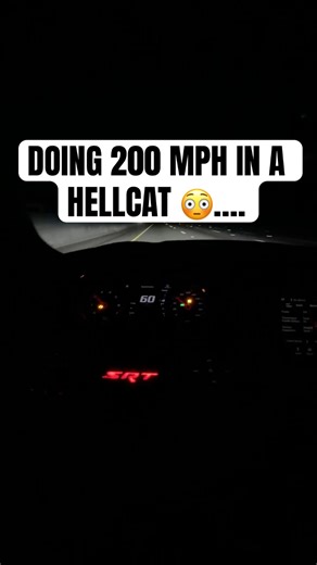 DOING 200 MPH IN A HELLCAT !? 😳…. #srt #hellcat #shorts #recommended