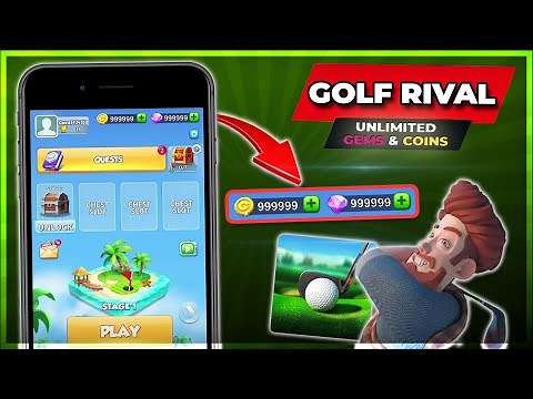 Golf Rival Tutorial: Hack For Unlimited GEMS & COINS in Golf Rival iOS, Android