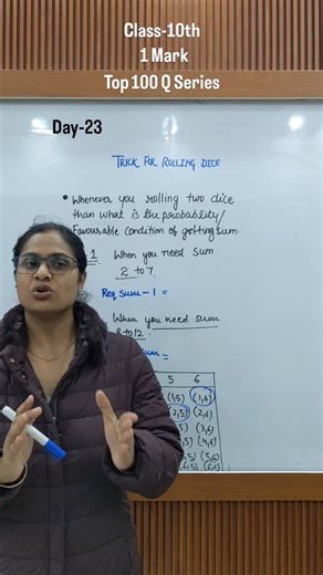 Reenu Yadav, Msc (Mathematics)-Maths Professor on Instagram: "Rolling a dice Question series, Solve in 🔴10 Seconds🔟🔴 Top 100 Q Series Day-23 #class10th #cbse #boardexam#cbse #mathematics icsesscbankpweducationreelsinstagram ready2gomaths instagood Please subscribe to our channel : https://youtube.com/@r2gmaths123?si=wavBgOoWoFIcRZjG"