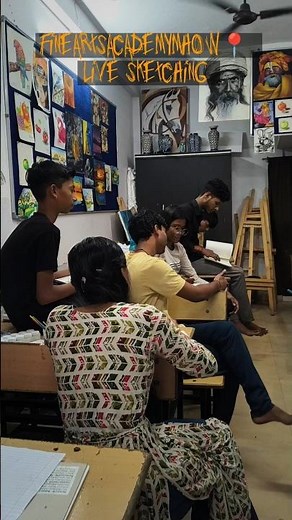 fineartsacademymhow📍 Live sketching #shorts #ytshorts #viral