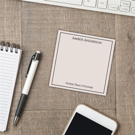 Personalized Post-it® Note Pads, Custom Sticky Notes, Office Stationery Supplies - Etsy