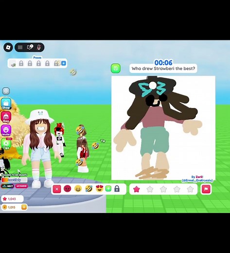 Draw me challenge part 3 (joined late) #roblox #fypシ #mymumiskindahomeless