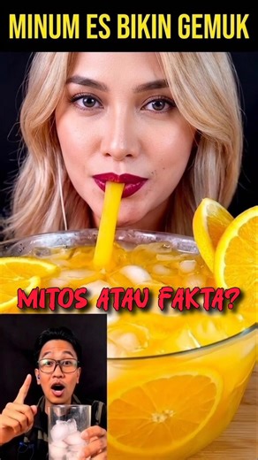 Minum Es Bikin Gemuk — Mitos atau Fakta? #storytelling #shorts