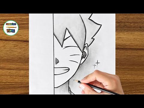 Easy Anime Drawing - How to Draw Anime Step by Step - Drawing Tutorial - Anime Drawings