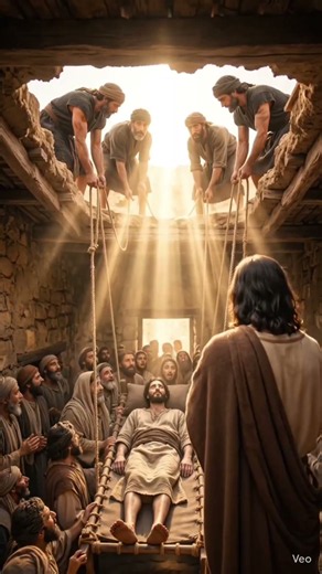 Four Friends Broke the Roof to Reach Jesus! 🏠✝️📖 Mark 2:1–12