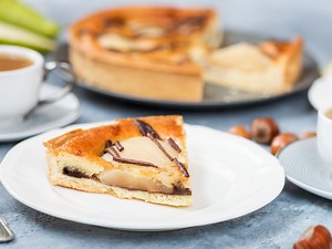 Tarte poire chocolat