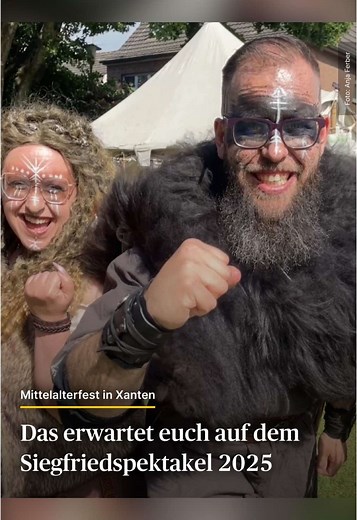 🏰 Einmal Ritter oder Elfe sein? Beim Siegfriedspektakel in Xanten taucht ihr vom 29. Mai bis zum 1. Juni vier Tage lang in eine andere Zeit ein – mit Lanzenstechen, Drachen-Show, Ritterlager und Mitmachaktionen für Kinder. 🎭⚔️🐉 Ob Körbe flechten, Kinderschminken oder eine Fahrt auf dem handbetriebenen Wikingerkarussell – hier wird Mittelalter zum Erlebnis für die ganze Familie. Besonders beliebt: das Ritterturnier und die Drachen-Show von Fangdorn. 📍Ort: Xanten, Nordwall & Ostwall ⏰ Zeiten: