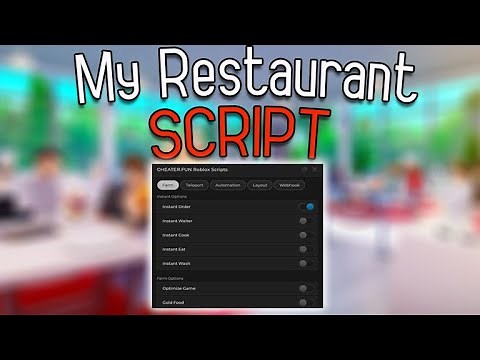 🔥My Restaurant script – (Auto Farm)