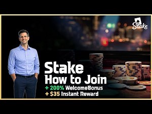 Stake Casino Sign Up Guide｜Welcome Bonus + $35 Instant Reward (2026)