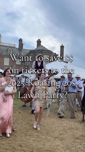 Save big $$ on tickets to this year’s Roaring 20’s Lawn Party with our Early Bird special! Prices go up on June 18, so get yours now and prepare for a weekend of vintage fun for the whole family! #roaring20slawnparty #lawnparty2025 #craneestate #1920sfashion #vintageevents Content creator: @swingoutsocialmedia | Roaring Twenties Lawn Party