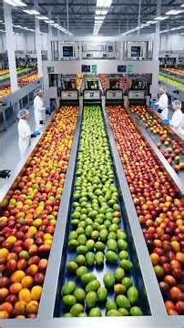 How Mangoes Are Processed 🥭 | Inside the Mango Factory
