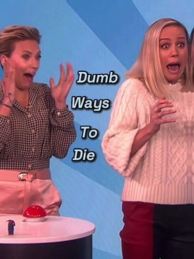 Brie Larson and Scarlett Johansson Fun Moments on Ellen Show