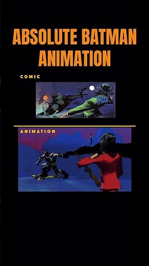 Absolute Batman: Comic to Animation Comparison
