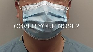 ’Cover your nose and mouth’: A doctor shows what happens when your mask is pulled down