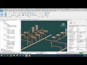 Revit Plumbing. Continuing with the Bathroom Layout for Beginners. Waste piping connection.