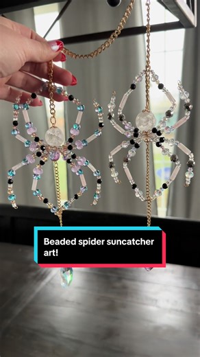 Crafting Beaded Spider Suncatcher Art Tutorial