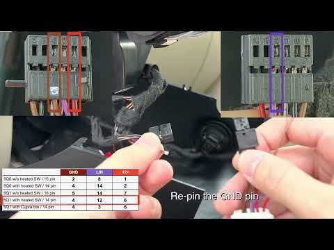 How To Install Steering wheel module: Pin-to-pin version (Fix Travel Assist currently not available)