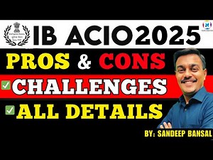 IB ACIO 2025: Before You Apply – Know This First! Job Profile | Challenges | All Details |