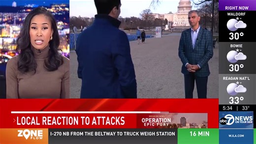 WJLA ABC 7 Interview assessing the Iran Conflict... What's Coming Next?