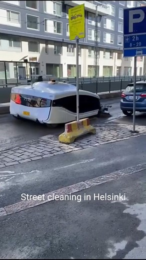 Street sweeper vibe on roads of Helsinki is different. Trombia Free autonomous electric street sweeper by Finland's Trombia Technologies. Utilises LiDAR and machine vision to operate in all weather conditions. Company says consumes only 15% of the energy and 5% of the water compared to traditional sweepers. Priced at $450,000, pilot programs so far include Helsinki and the Port Authority of New York and New Jersey in the US. | Super Innovators