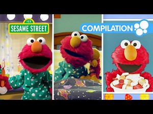 Morning and Bedtime Routines with Elmo & Friends | 2 HOUR Sesame Street Compilation - Videos For Kids