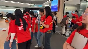 Auburn girls in action at the Universal Robotics Challenge World finals Osaka- Japan | EduTech Australia