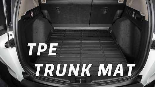 3D Tpe Car Trunk Mat Thermoformed Tray Type Carpets Rear Boot Mat for Mazda CX60 2022-2025 Cargo Liner