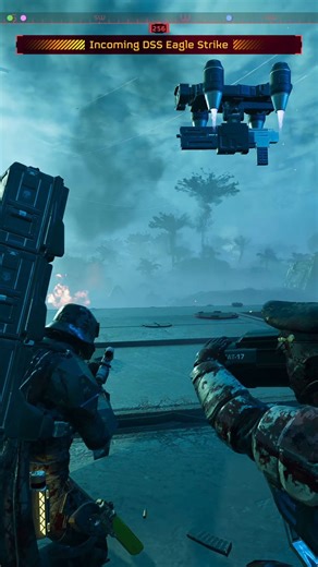 Democracy Officer caught me lackin (The backpack is just a visual mod and doesn't affect how it works, it's just funny) | Technically Totaled 2