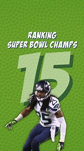 Top 20 Super Bowl Champions. Number 15: 2013 Seattle Seahawks Who were the best Super Bowl champions of the first 59? How would you decide? Postseason dominance, historical significance, regular season accomplishment? Best individual players? All of the above? The ‘13 Seahawks are my number 15. #NFL #nflhistory #superbowl #SeattleSeahawks #LegionOfBoom | Fanstorian