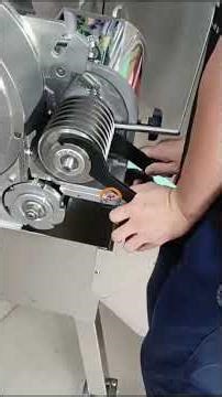 Instructional video on installing the circular knife of the fruit and vegetable dicing machine