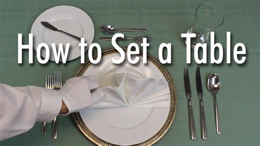 How to set a formal table