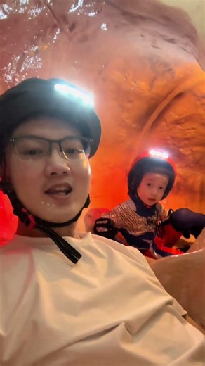 Today I took Dad caving and adventure #ParentChild #CurlyCoco #ChildrensAnimation