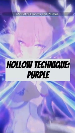 Hollow Technique: Purple #hoyovers #honkaistarrail #gojo #cyrene #fyp #memes