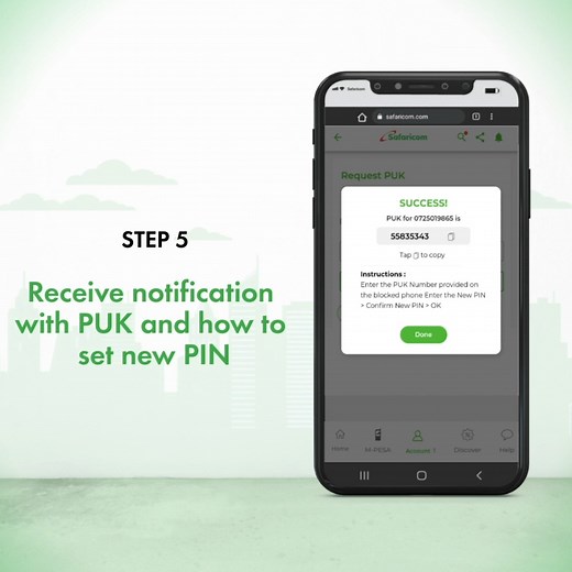 1.9K views · 2.4K reactions | Can’t remember your SIM PIN? ​You can follow just a few simple steps to recover your PUK and stay connected. Visit www.safaricom.com/account/puk ​ #TwendeTukiuke | Safaricom PLC | Facebook