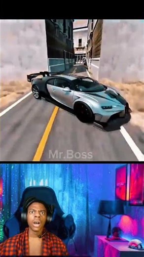 Drifting Bugatti Through Tight Corridors #CarCrash #Drifting #BeamNG