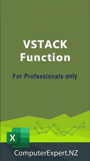 Using VSTACK function in Excel !!! #excel #office #spreadsheet