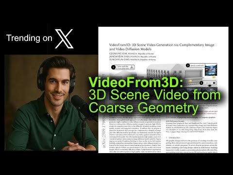 VideoFrom3D: 3D Scene Video from Coarse Geometry