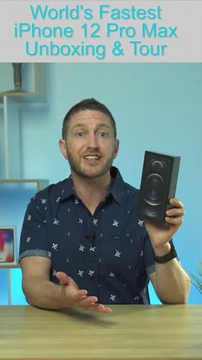 Worlds Fastest iPhone 12 Pro Max Unboxing GRAPHITE | Hands On & First Impressions #Shorts